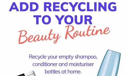 Don’t forget to recycle from the bathroom!