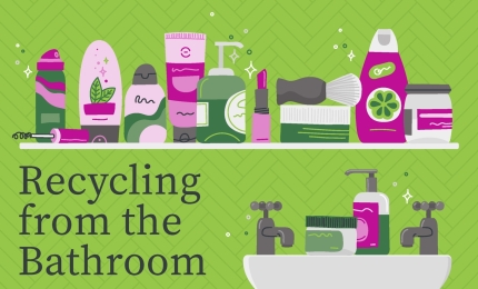 You can recycle more from the bathroom than you might think!